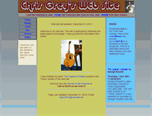 Tablet Screenshot of chrisgrey.com